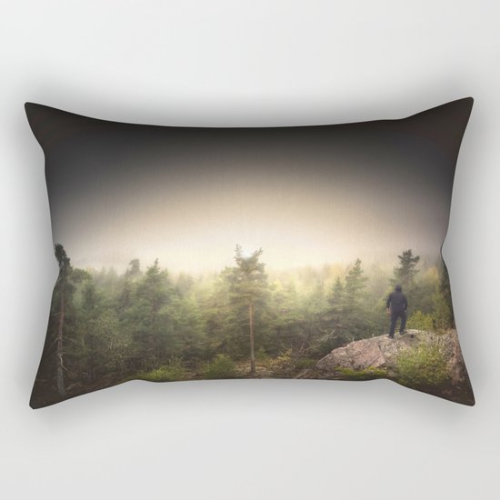 Im happily lost yet again Rectangular Pillow