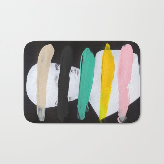Untitled (Finger Paint 1) Bath Mat