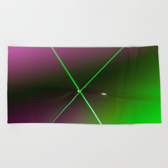 Neon Light Beach Towel