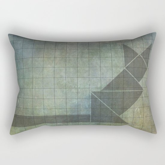 Sphynx cat in geometry Rectangular Pillow
