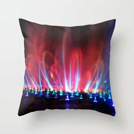 World Of Color II Throw Pillow