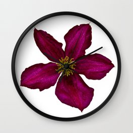 Clematis Wall Clock