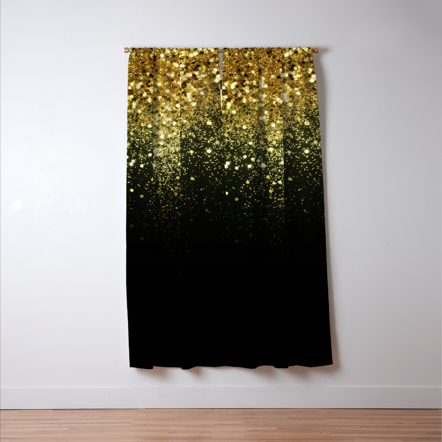 Sparkling Gold Glitter Glam 1 Shiny Decor Art Society6