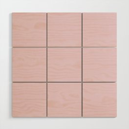 Pink Voile Wood Wall Art