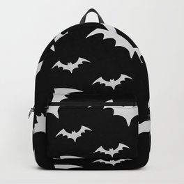 Halloween Bats Black & Grey Backpack