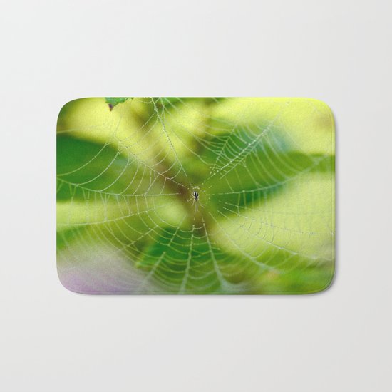 Beautiful Cobweb Bath Mat