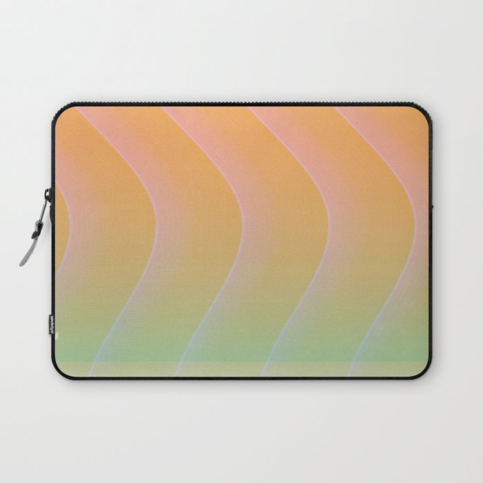Abstraction_STREAM_CURVE_SMOOTH_VIBE_POP_ART_0711A Laptop Sleeve
