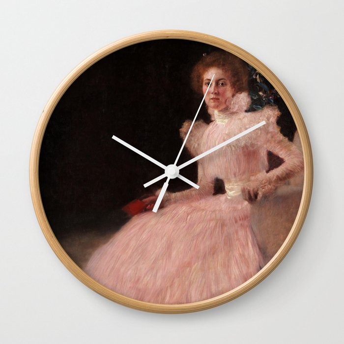 Sonja Knips, 1897-1898 by Gustav Klimt Wall Clock