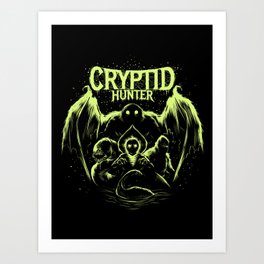 Cryptid Hunter Art Print