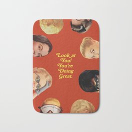 Look at You! Badematte | Typography, Vintagephotography, Colorful, Type, Color, Optimistic, Work, Curated, Fun, 60S 