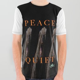 Peace & Quiet [Bear] All Over Graphic Tee