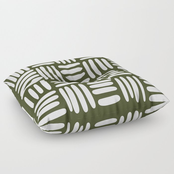 Boho (Olive Green) Floor Pillow