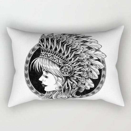 Headdress Rectangular Pillow