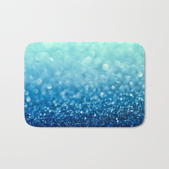 Tell Me True...Ocean Blue Bath Mat