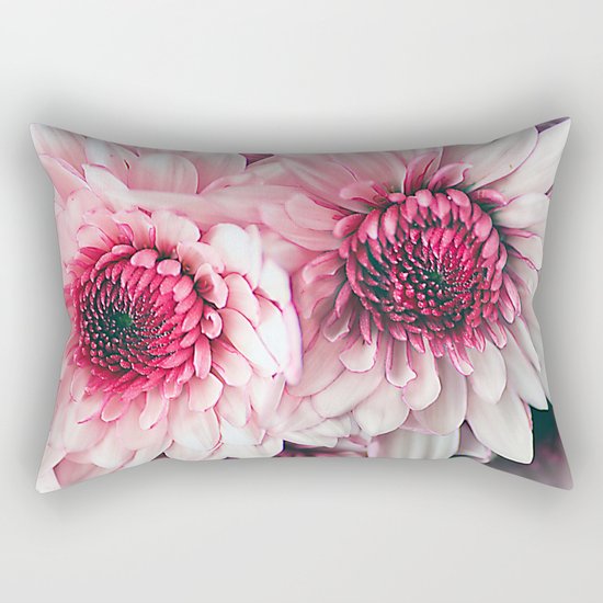 Pink asters. Rectangular Pillow