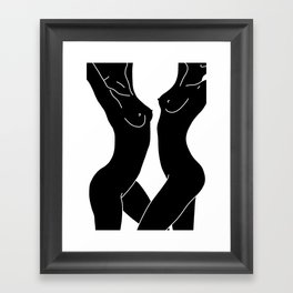 Nude Abstract Framed Art Print