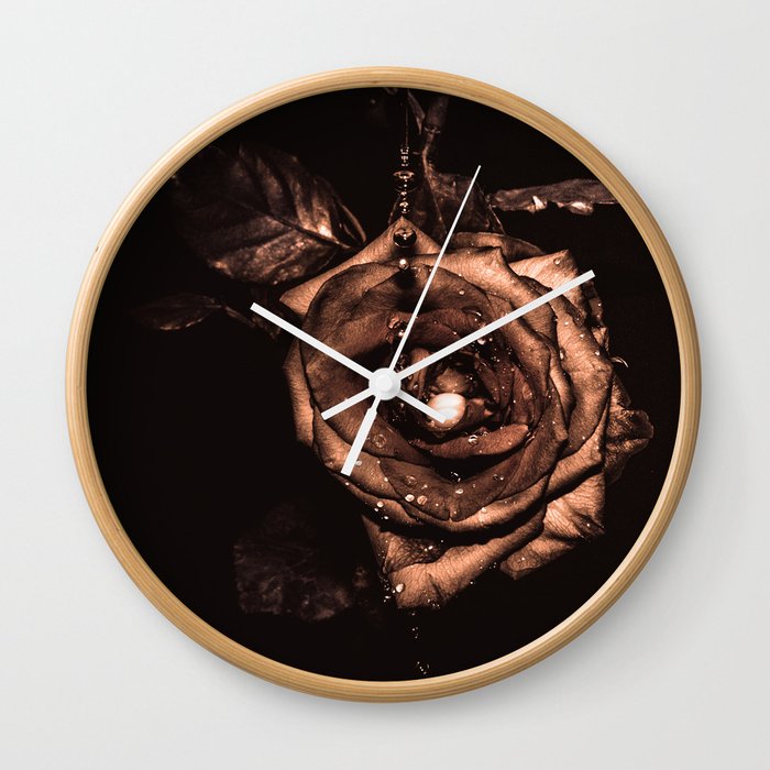 (he called me) the Wild rose Wall Clock