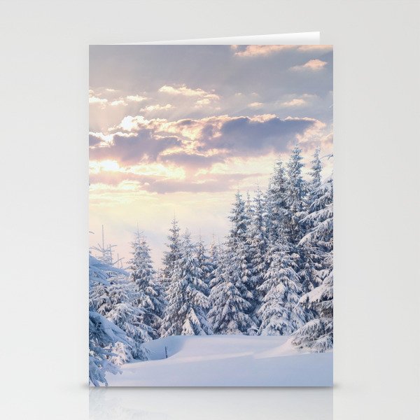 Snow Paradise Stationery Cards