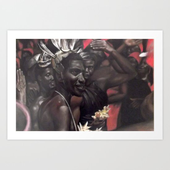 Red Ceremony Art Print