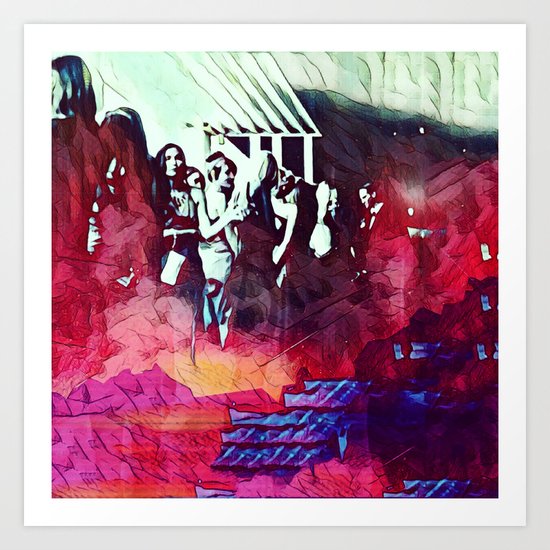 A Somber Affair Art Print