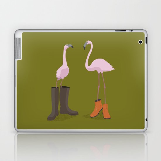 Fashion Flamingos Laptop & iPad Skin