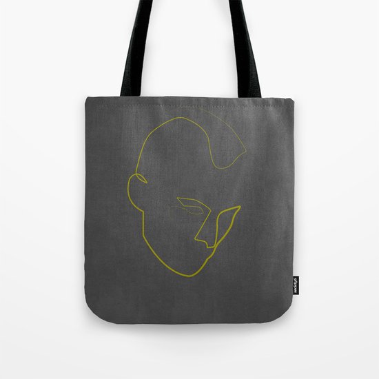 One Line Taxi Driver Tote Bag
