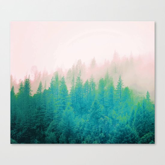 Forest Fog V2 #society6 #decor #buyart Canvas Print