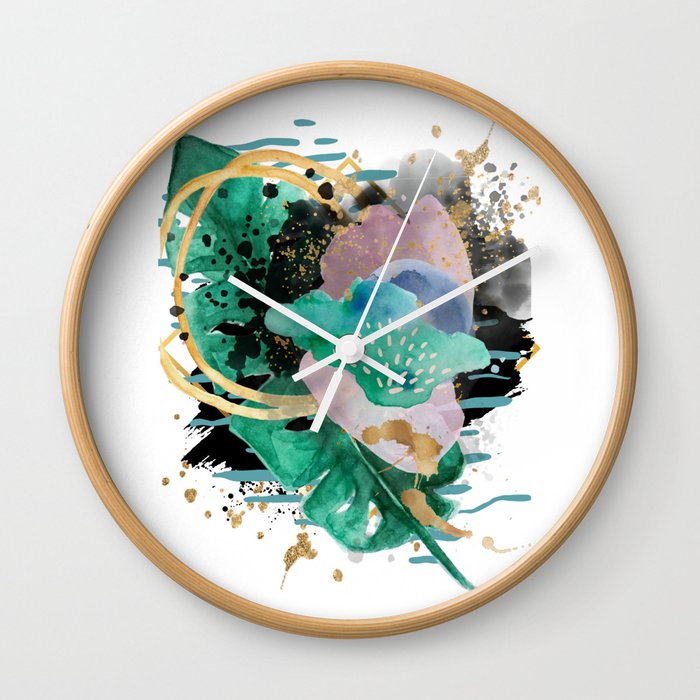 Floral Dreams Wall Clock