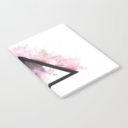 Abstract Triangle (Red) Notebook