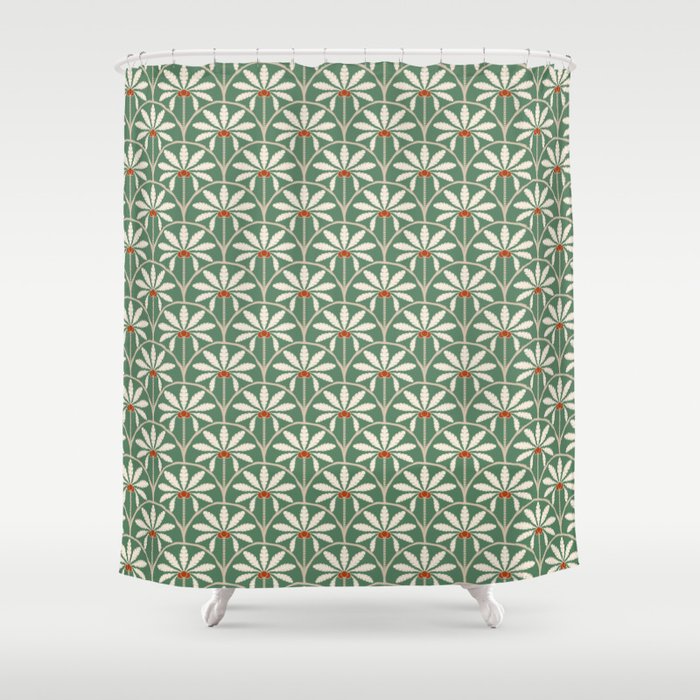 Palm Trees (Green)  Shower Curtain