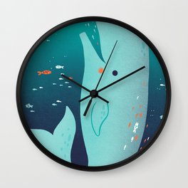 Jonah and the Whale Wall Clock