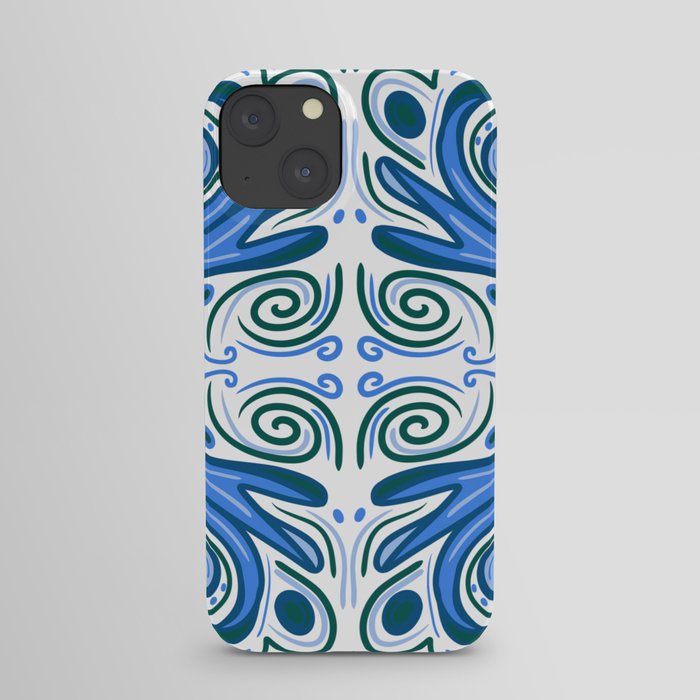 Blue Lagoon Tile iPhone Case