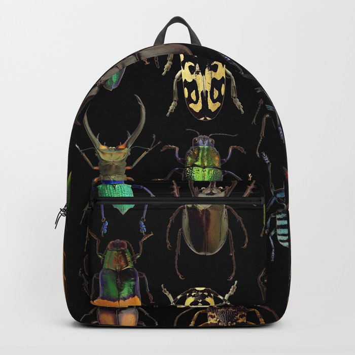 Insects Beetles Collage Backpack