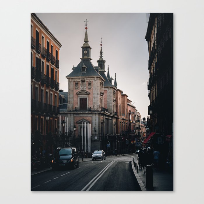 Street of Madrid Canvas Print
