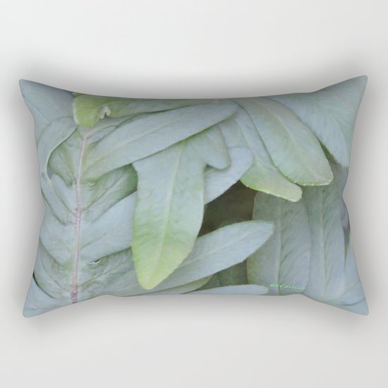 TEXTURES -- Ferns Enfolded Rectangular Pillow
