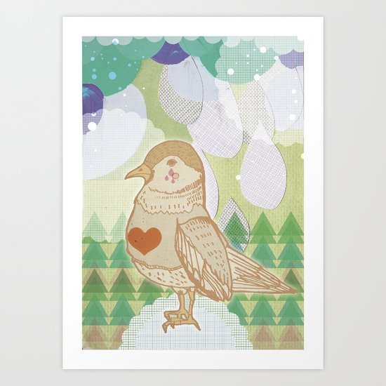 I am very Sad Art Print