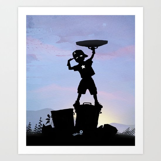 Captain Kid Art Print