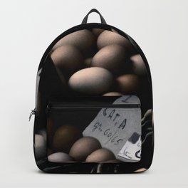 eggs uovo Backpack | Yogamat, Wallclock, Eggs, Digital, Framedart, Basket, Poster, Sicily, Walltapestry, Rug 