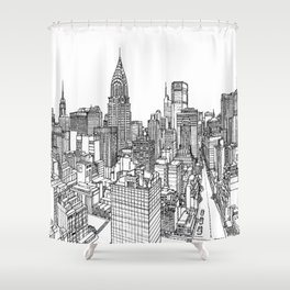 Historical City Shower Curtain