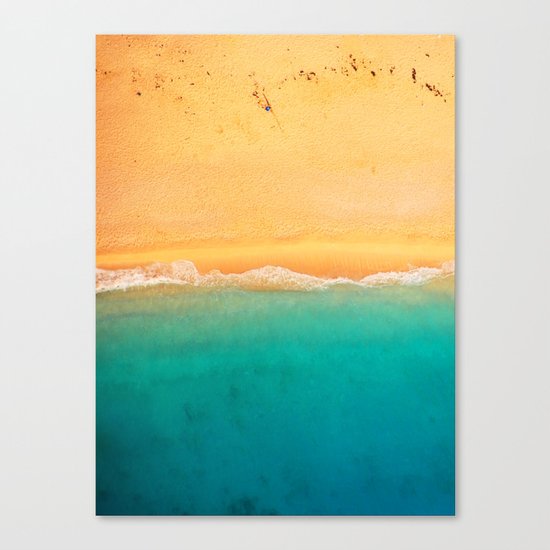 Beach Line Canvas Print
