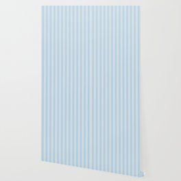 Vintage blue stripes Wallpaper
