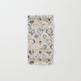 Art Deco Marble Tiles in Soft Pastels Hand & Bath Towel