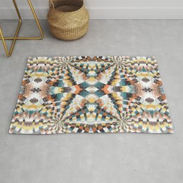 Hypnotic White Area & Throw Rug