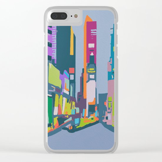 Times Square Clear iPhone Case