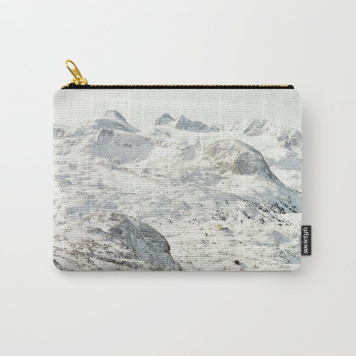 Winter on Dachstein Krippenstein mountain range in Austria / Fine Art Photography Art Print Carry-All Pouch