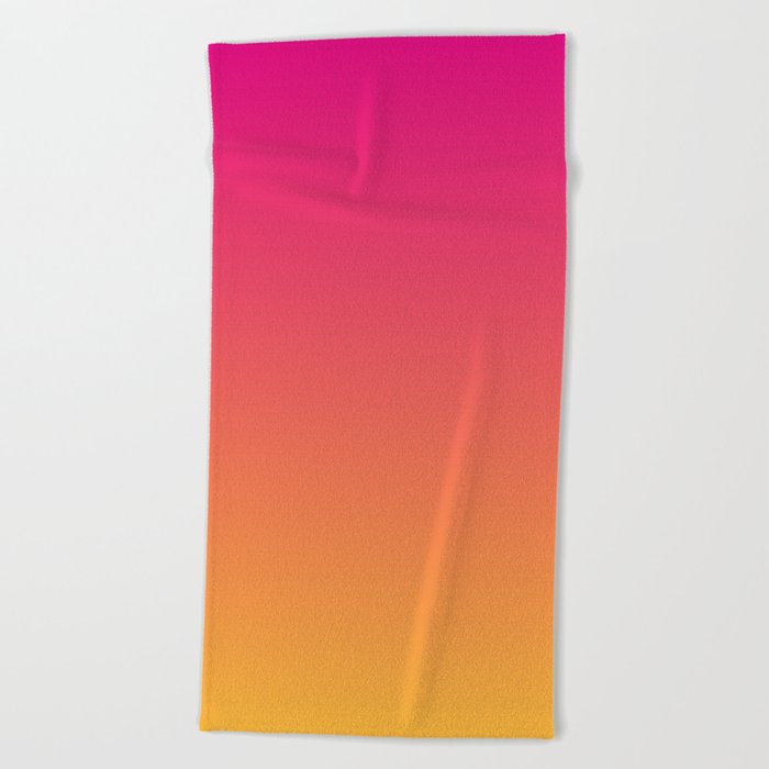 Ombre | Color Gradients | Gradient | Two Tone | Pink | Orange | Beach Towel