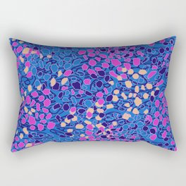 STONE PEBBLE - BLUE Rectangular Pillow