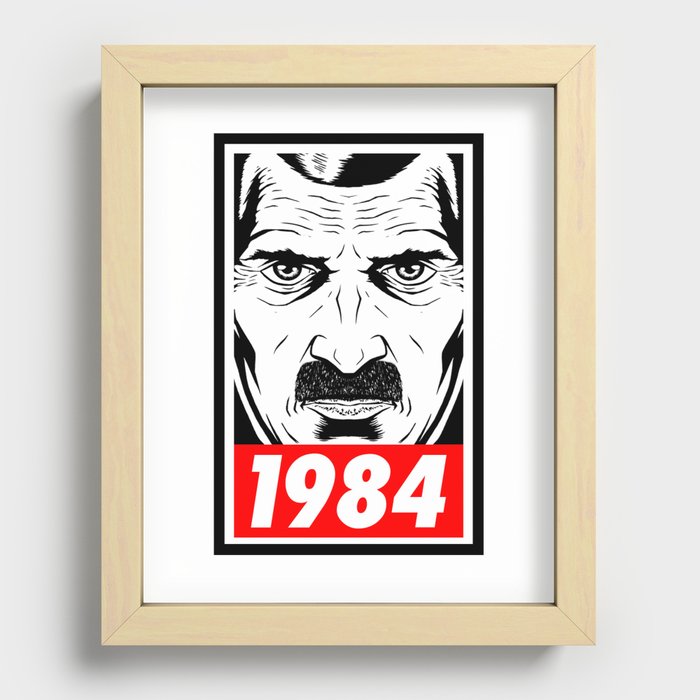 OBEY 1984 Recessed Framed Print