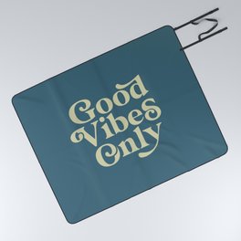 Good Vibes Only Picnic Blanket