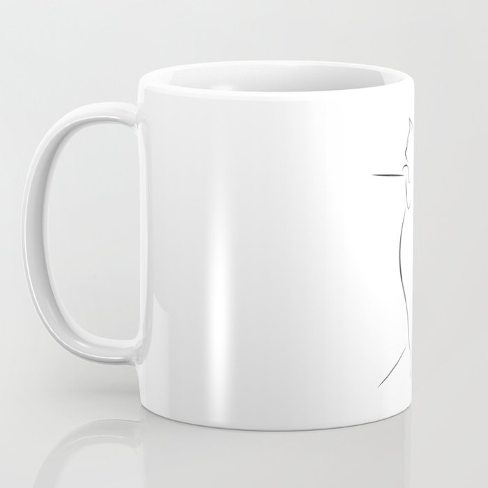 Cat Looking Out Window Coffee Mug By Kenziej Society6